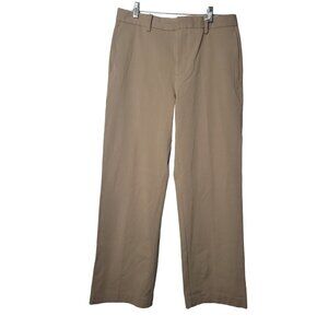 Everlane FLAW Mens 32x29 Khaki Straight Leg Preppy Casual Flat Front Chino Pants